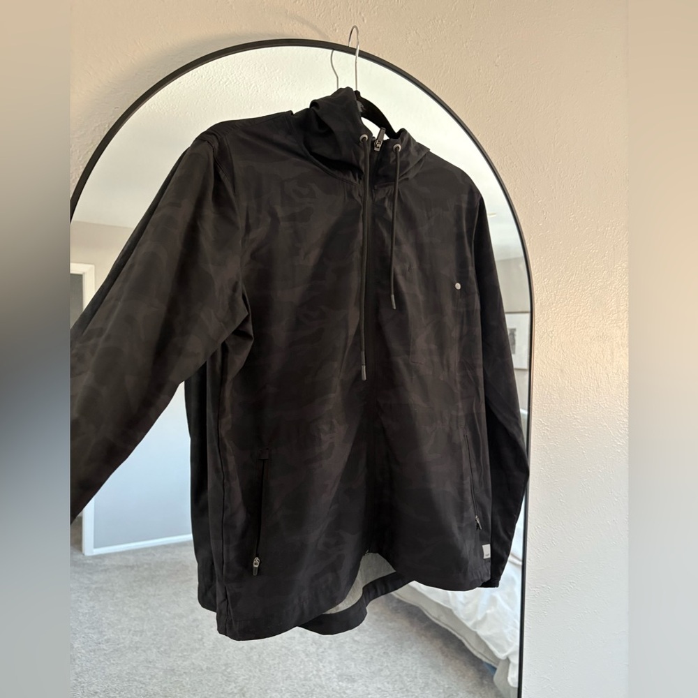 Vuori Black Windbreaker Jacket